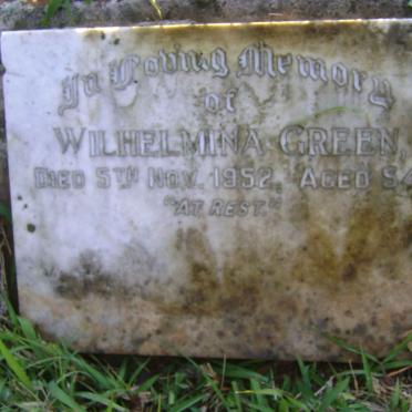 GREEN Wilhelmina -1952