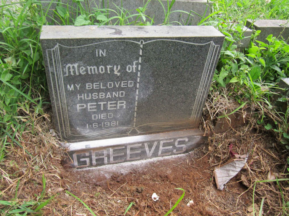 GREEVES Peter -1981