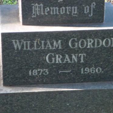 GRANT William Gordon 1873-1960