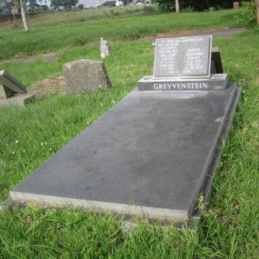 GREYVENSTEIN Nicholas Willem 1910-1991 &amp; Maria Johanna 1918-2014