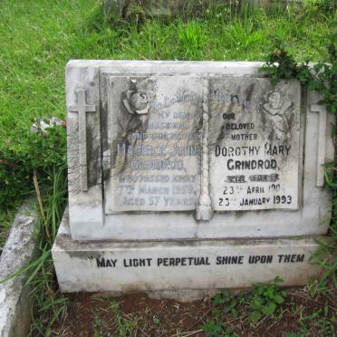 GRINDROD Maurice John -1959 &amp; Dorothy Mary 1904-1993