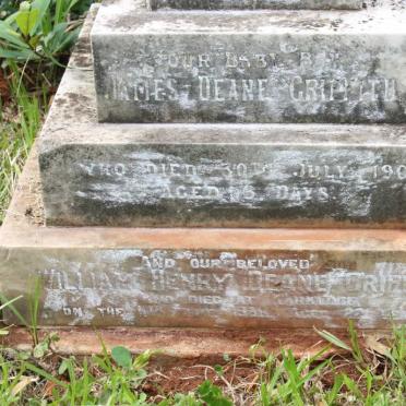 GRIFFITH James Deane -1909 :: GRIFFITH William Henry Deane -1938