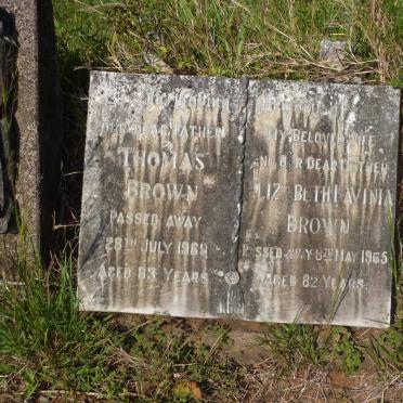 GREENLEES William James -1941 :: BROWN Thomas -1968 &amp; Elizabeth Lavinia -1965 :: BROWN Kenneth Gavin -1941