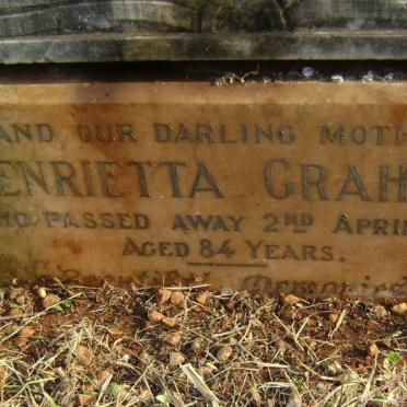 GRAHAM Montague -1926 &amp; Henrietta -1946 :: YOUNG Alexander -1929