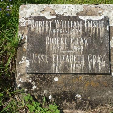GRAY Robert 1873-1945 &amp; Jessie Elizabeth 1877-1963 :: EMSLIE Robert William 1876-1934