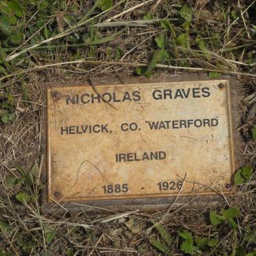 GRAVES Nicholas 1885-1926