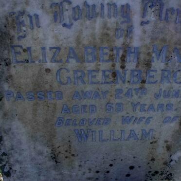 GREENBERG Elizabeth Mason -1964