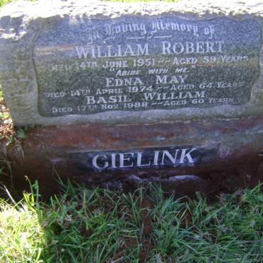 GIELINK William Ribert -1951 :: GIELINK Edna May -1974 :: GIELINK Basil William -1988