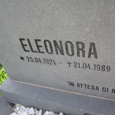 GIACOMOZZI Eleonora 1924-1989
