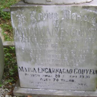 GOUVEIA Antonio Alves -1966 &amp; Maria Encarnacao -1990