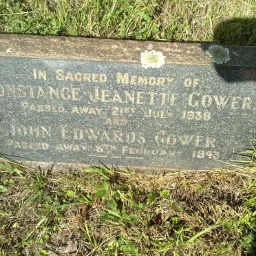 GOWER Constance Jeanette -1938 :: GOWER John Edwards -1943
