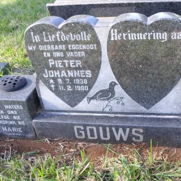 GOUWS Pieter Johannes 1938-1990