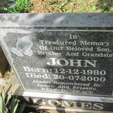 GOMES John 1980-2000