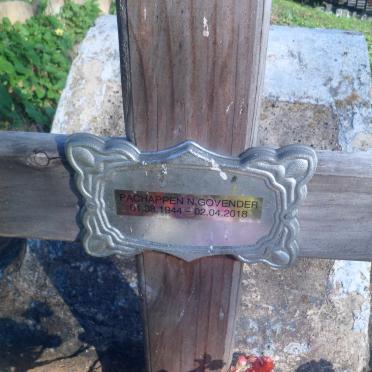 GOVENDER Pachappen N. 1944-2018