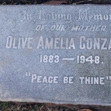 GONZALES Olive Amelia 1883-1948