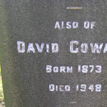 GOWANS David 1873-1948 &amp; Mary Fyfe Johnston 1877-1953 :: GOWANS David Eric 1906-1933 :: GOWANS Ronald 1912-1994