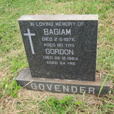 GOVENDER Bagiam -1976 :: GOVENDER Gordon -1984