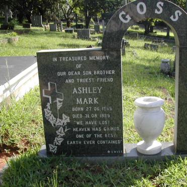 GOSS Ashley Mark 1955-1989