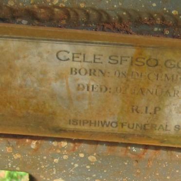GODFREY Cele Sfiso 1975-2016