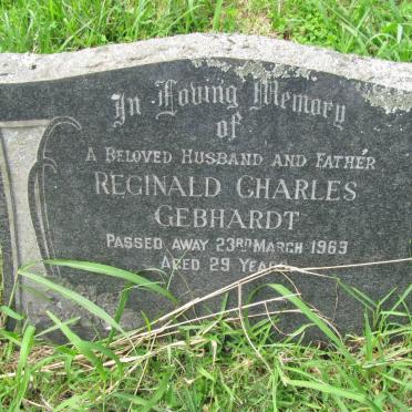 GEBHARDT Reginald Charles -1963