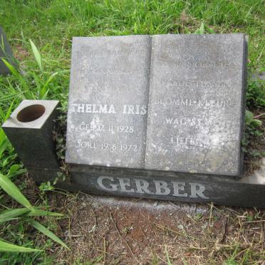 GERBER Thelma Iris 1928-1972