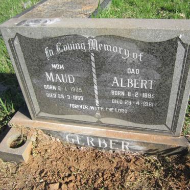 GERBER Albert 1895-1981 &amp; Maud 1909-1969