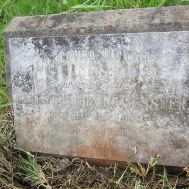 GESSNER Ernest Richard -1956