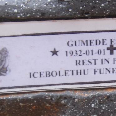 GUMEDE Eslinah 1932-2018