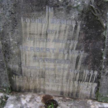 HARWOOD Herbert Henry -1940 :: HARWOOD Jessie Forbes -1951