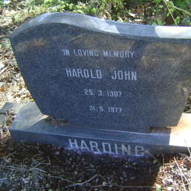 HARDING Harold John 1907-1977