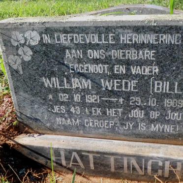 HATTINGH William Wede 1921-1989