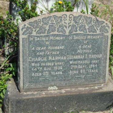 HARMAN Charlie -1936 &amp; Susannah D. 1964