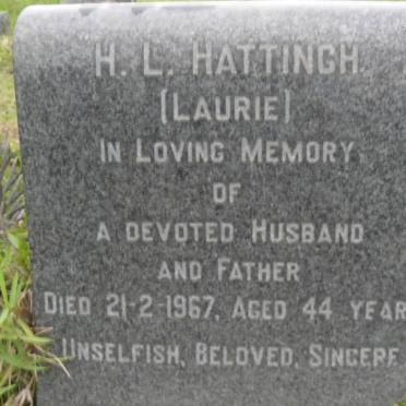 HATTINGH H.L. -1967