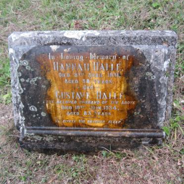 HALLE Gustave -1934 &amp; Hannah -1931