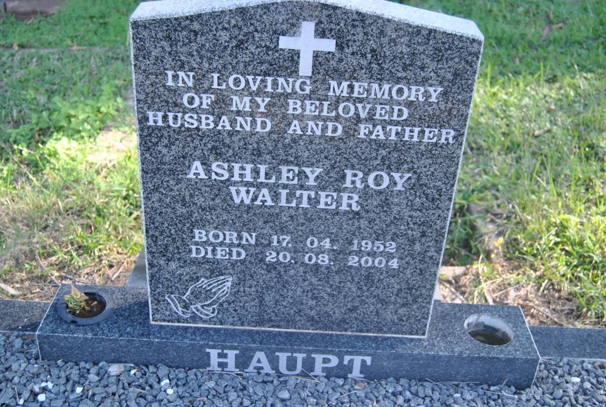 HAUPT Ashley Roy Walter 1952-2004