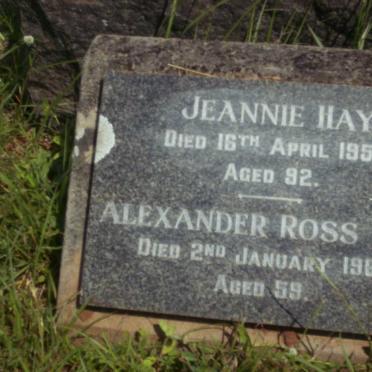 HAY Jeannie -1955 :: HAY Alexander Ross -1964