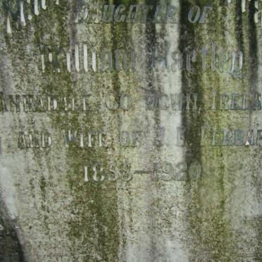 HARTLEY William 1855-1920