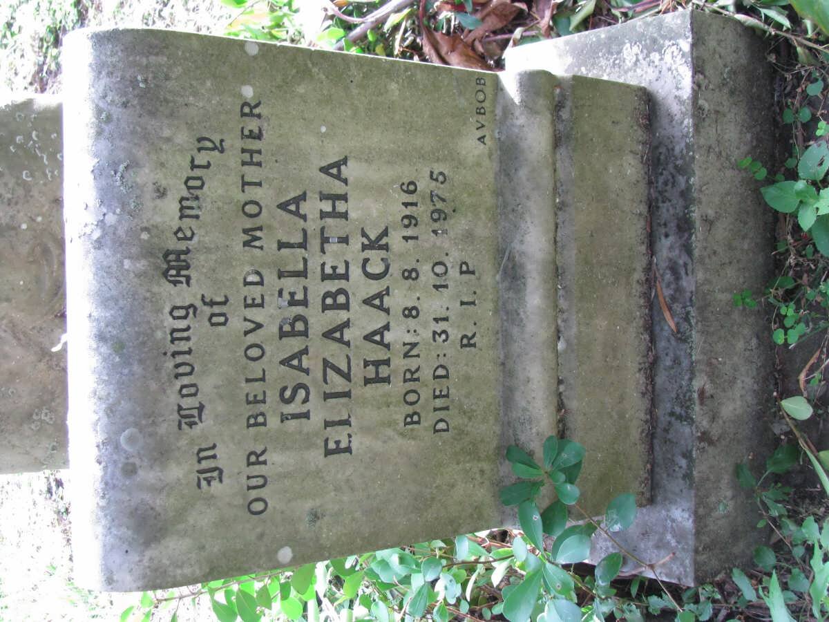 HAACK Isabella Elizabetha 1916-1975