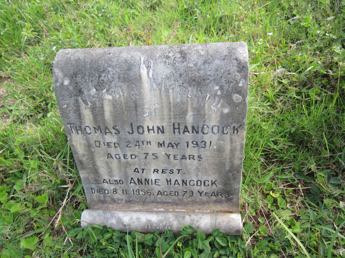 HANCOCK Thomas John -1931 &amp; Annie -1956