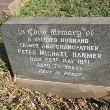 HANMER Peter Michael -1971