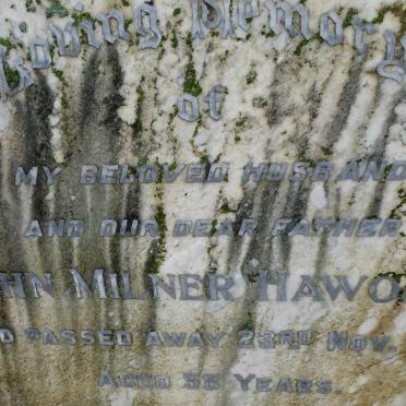 HAWORTH John Milner -1942 &amp; Hannah -1978 :: STEPHENS Lorna Ivy nee HAWORTH 1918-1991