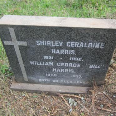 HARRIS William George 1899-1977 :: HARRIS Shirley Geraldine 1931-1932