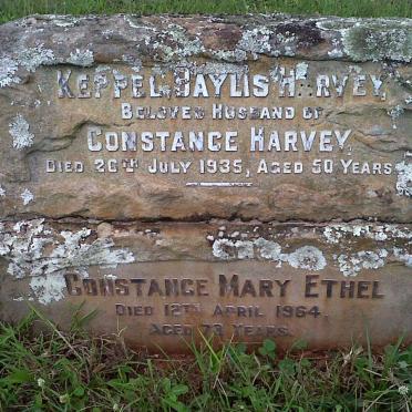 HARVEY Keppel Baylis -1935 &amp; Constance Mary Ethel -1964