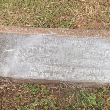 HASSAL Sydney William -1949