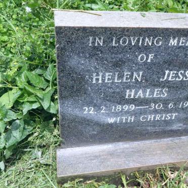 HALES Helen Jessie 1899-1987