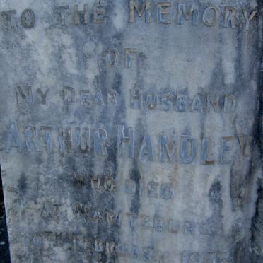 HANDLEY Arthur -1932