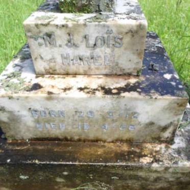 HAREL M.J. Loïs 1912-1958