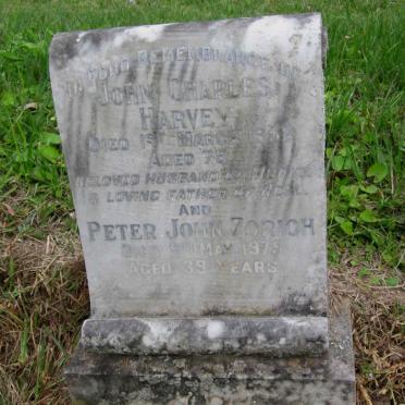 HARVEY John Charles -1952 :: ZORICH Peter John -1975