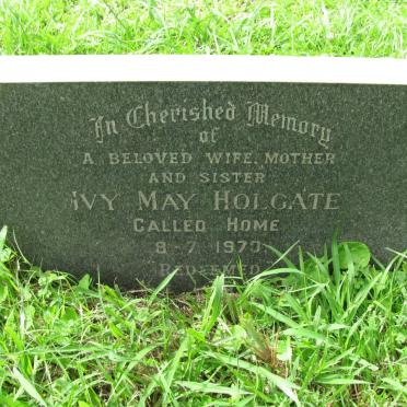 HOLGATE Ivy May -1970