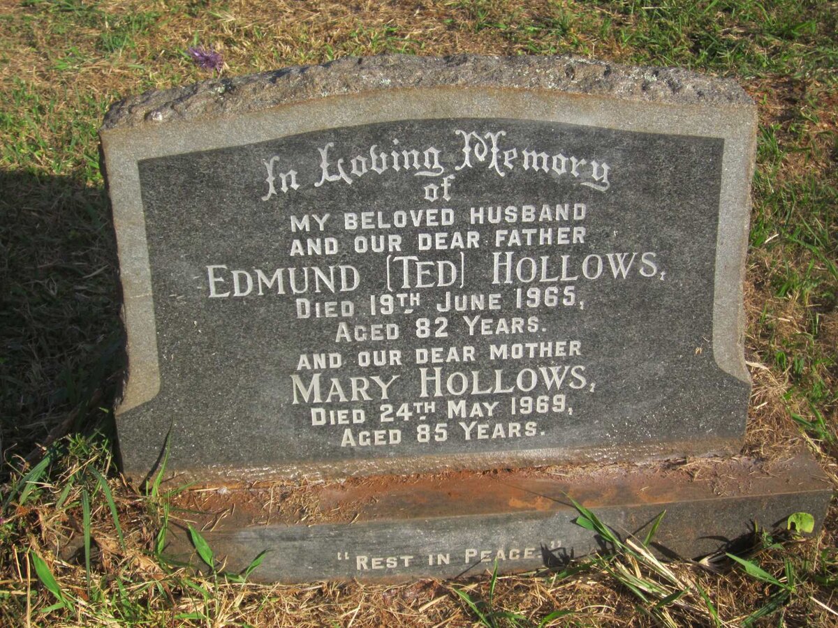 HOLLOWS Edmund -1965 &amp; Mary -1969